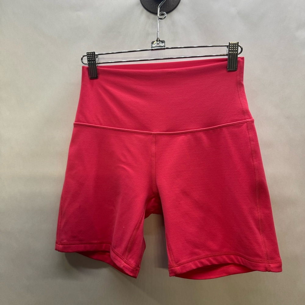 Lululemon hot pink biker shorts : 6